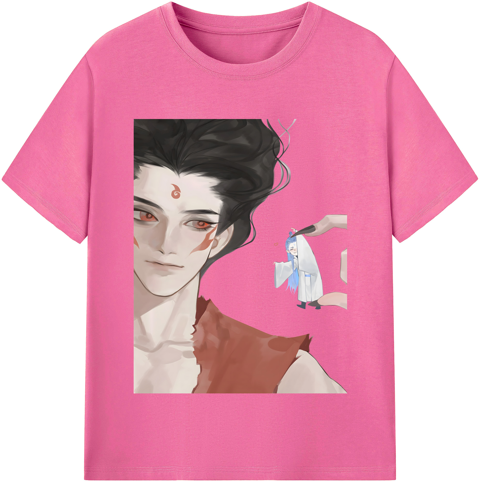 （画像用） Ne Zha 2 ナタ 魔童の大暴れ レディースカジュアルプリントTシャツ（綿100％）